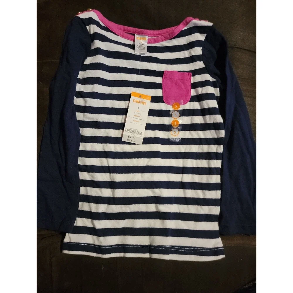 Gymboree bundled and bright lot of 3 tops size 5‎ nwt